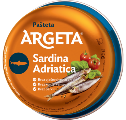 Argeta Sardine Adriatika 95g